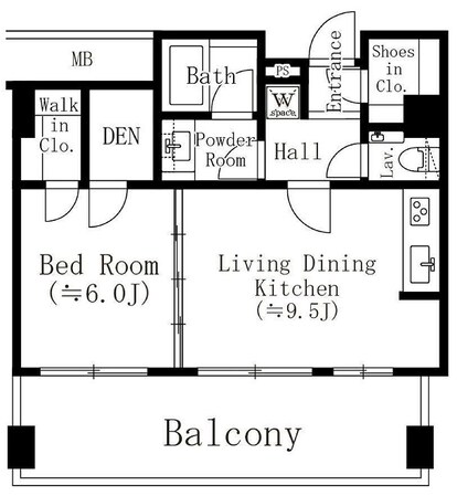 錦町トラッドスクエアの物件間取画像